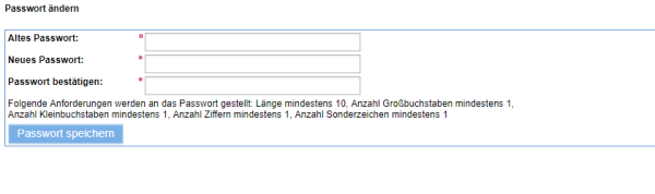 Erzwungene Kennwortänderung in FeuerON