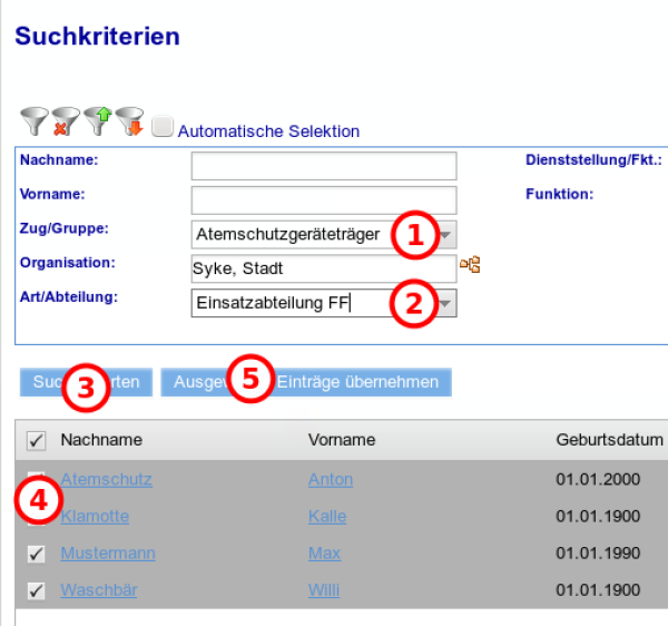 Personen suchen Personen suchen